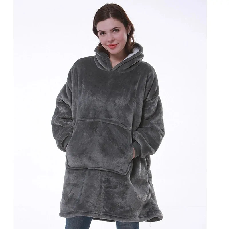 Winter Fleece Oversized Hoodie